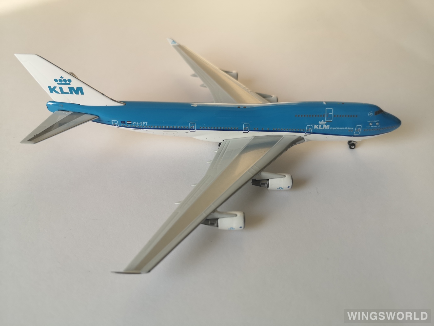 Phoenix 1:400 PH04201 KLM 荷兰皇家航空 Boeing 747-400 PH-BFT