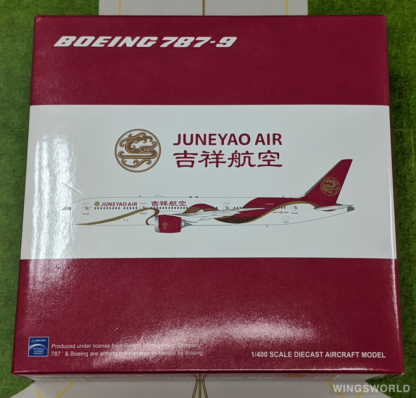 JC Wings 1:400 XX4148 Juneyao Airlines 吉祥航空 Boeing 787-9 B-207N