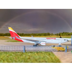 Iberia 西班牙国家航空 Airbus A330-200 EC-MIL  529303 Herpa 1:500