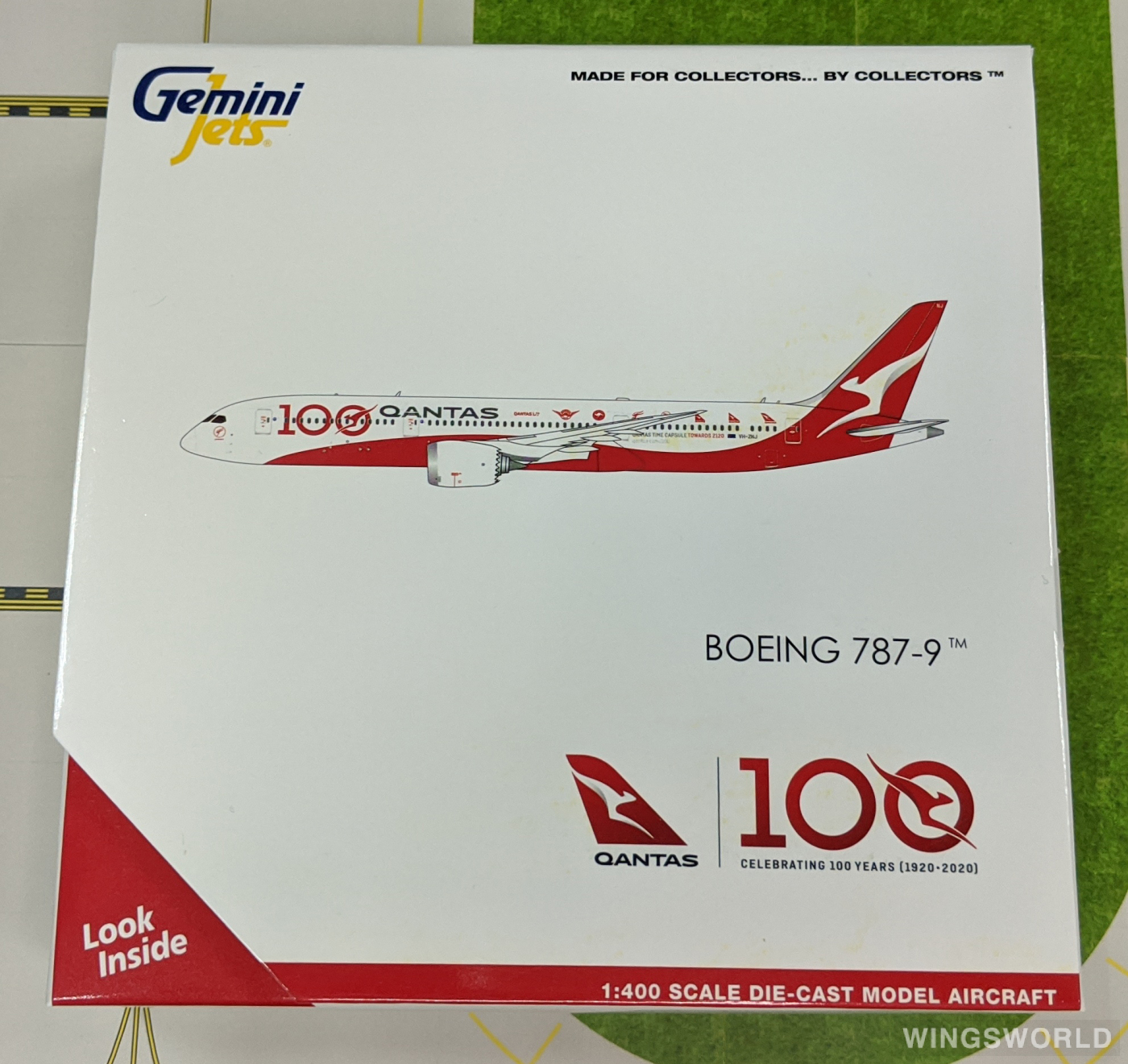 Geminijets 1:400 GJQFA1902 Qantas 澳洲航空 Boeing 787-9 VH-ZNJ 