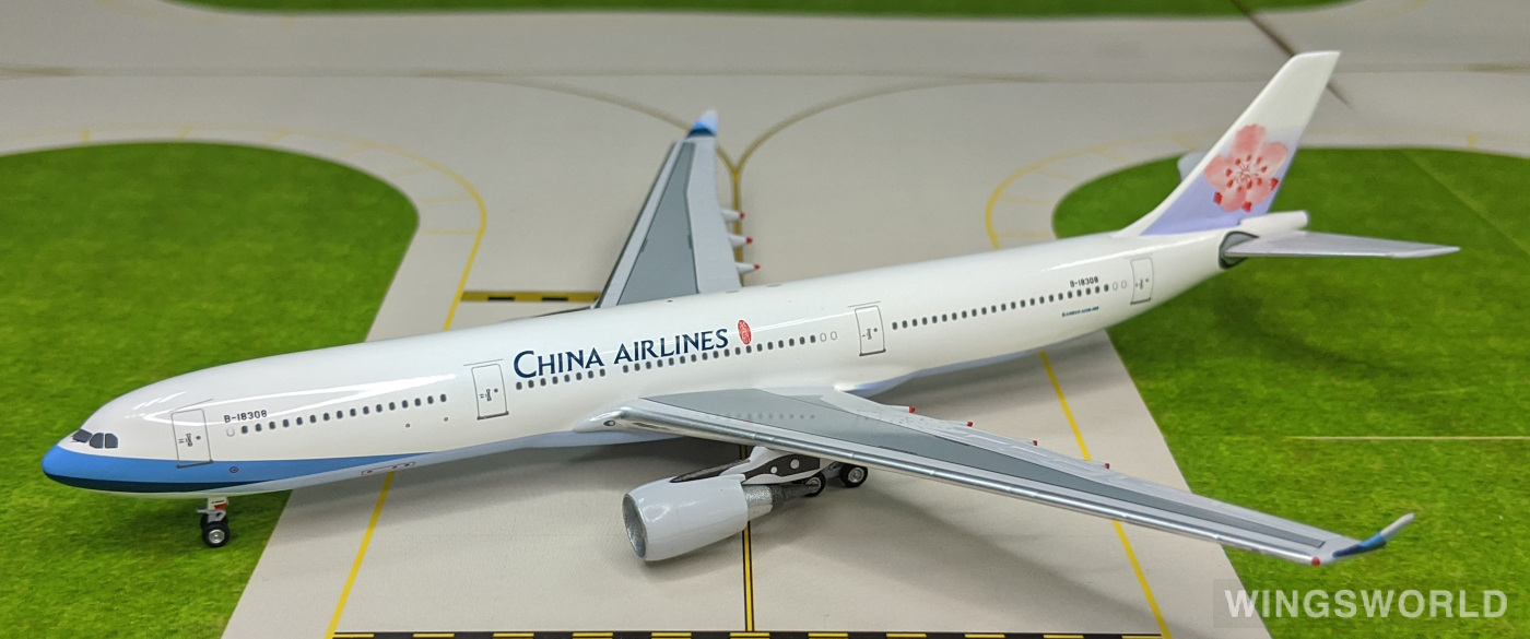 AeroClassics 1:400 AC4B18308 China Airlines 中华航空 Airbus A330-300 B-18308