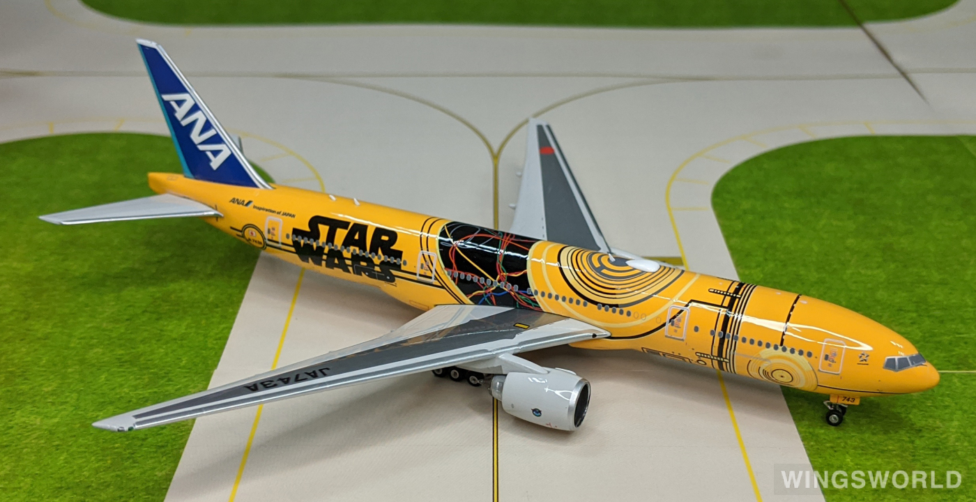 Phoenix 1:400 Boeing 777-200 ANA 全日空PH4JA743A JA743A C-3PO的 