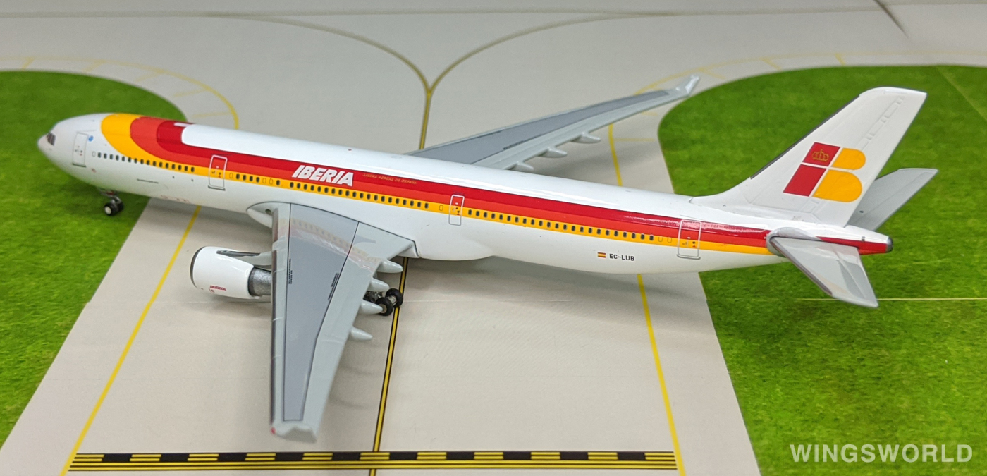 Geminijets 1:400 GJIBE1275 Iberia 西班牙国家航空 Airbus A330-300 EC-LUB