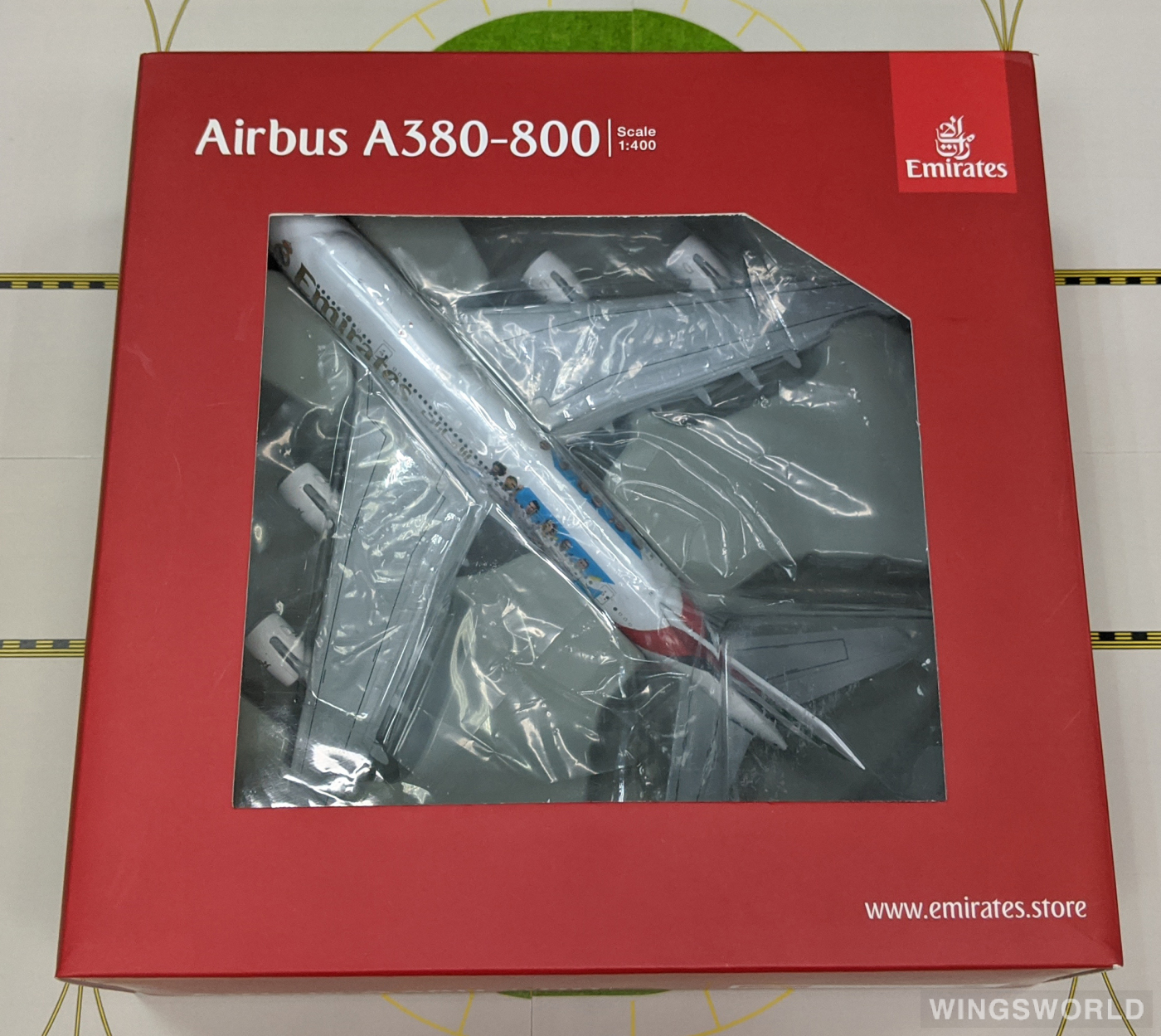 Geminijets 1:400 GJUAE1762 Emirates 阿联酋航空 Airbus A380-800 A6-EUG