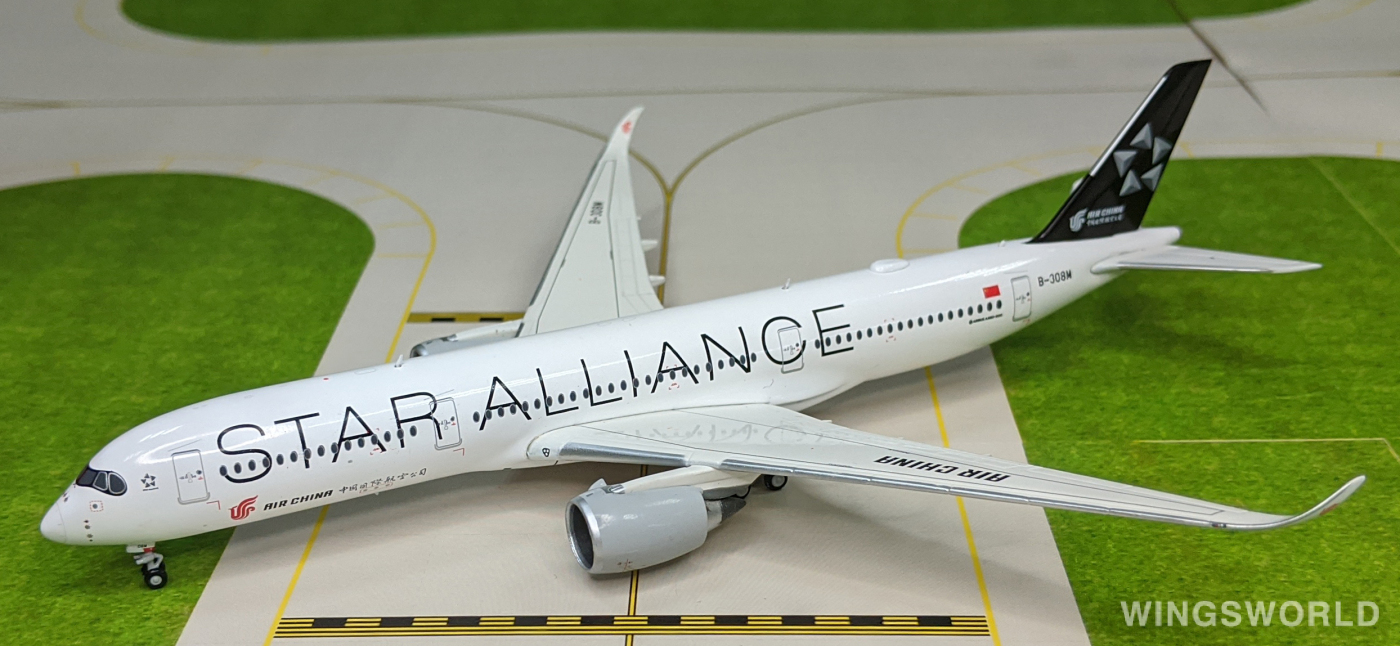 JC Wings 1:400 XX4174 Air China 中国国际航空 Airbus A350-900 B-308M