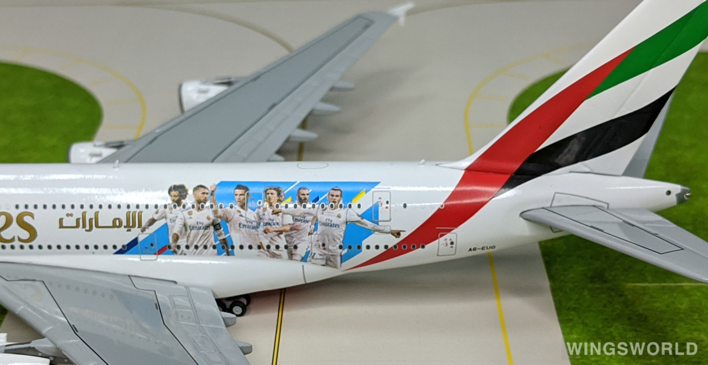 Geminijets 1:400 GJUAE1762 Emirates 阿联酋航空 Airbus A380-800 A6-EUG
