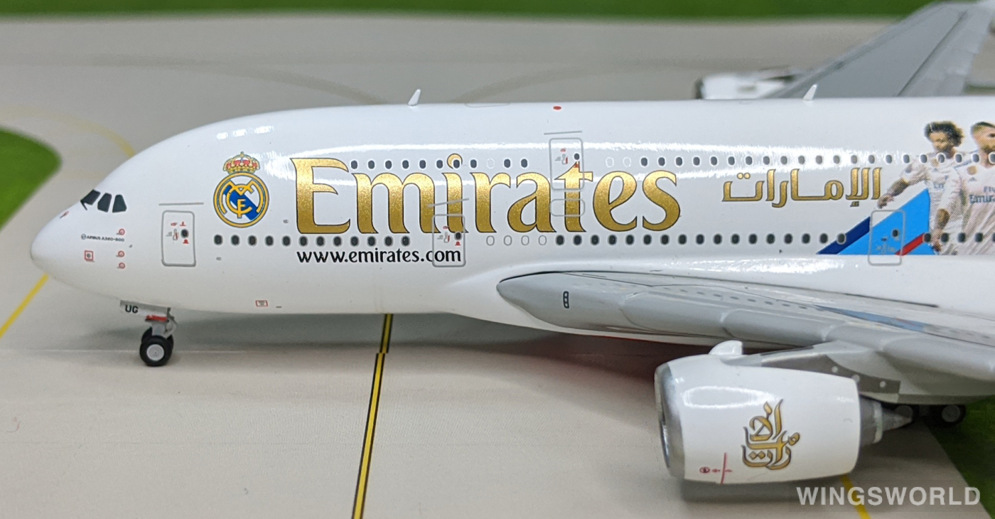 Geminijets 1:400 GJUAE1762 Emirates 阿联酋航空 Airbus A380-800 A6-EUG
