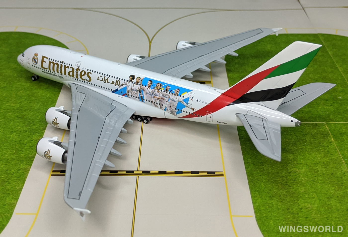 Geminijets 1:400 GJUAE1762 Emirates 阿联酋航空 Airbus A380-800 A6-EUG