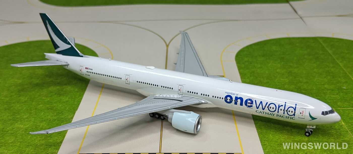 JC Wings 1:400 EW477W003 Cathay Pacific 国泰航空 Boeing 777-300ER B-KQI
