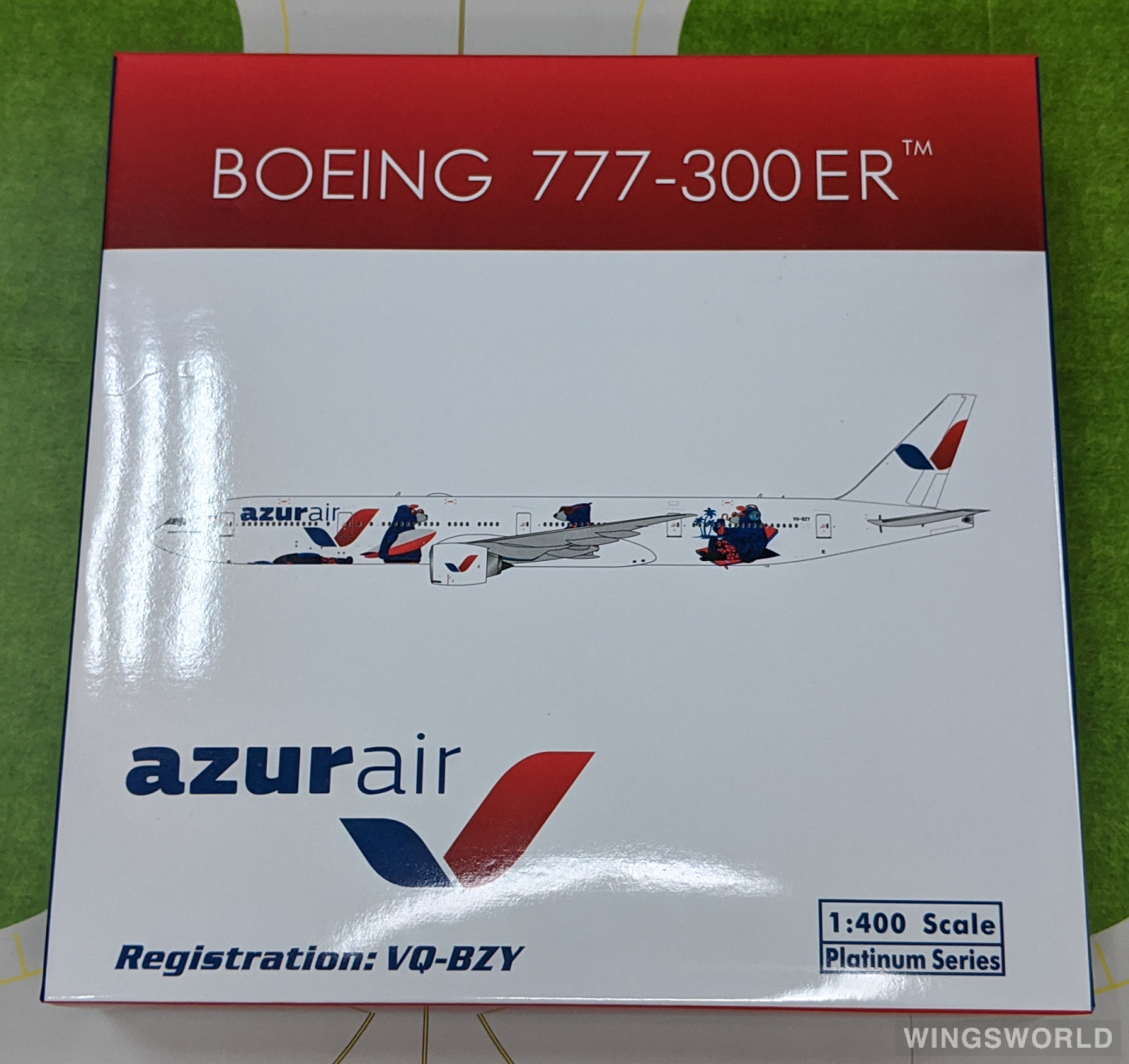 Phoenix 1:400 PH11495 Azur Air 蓝色航空 Boeing 777-300ER VQ-BZY
