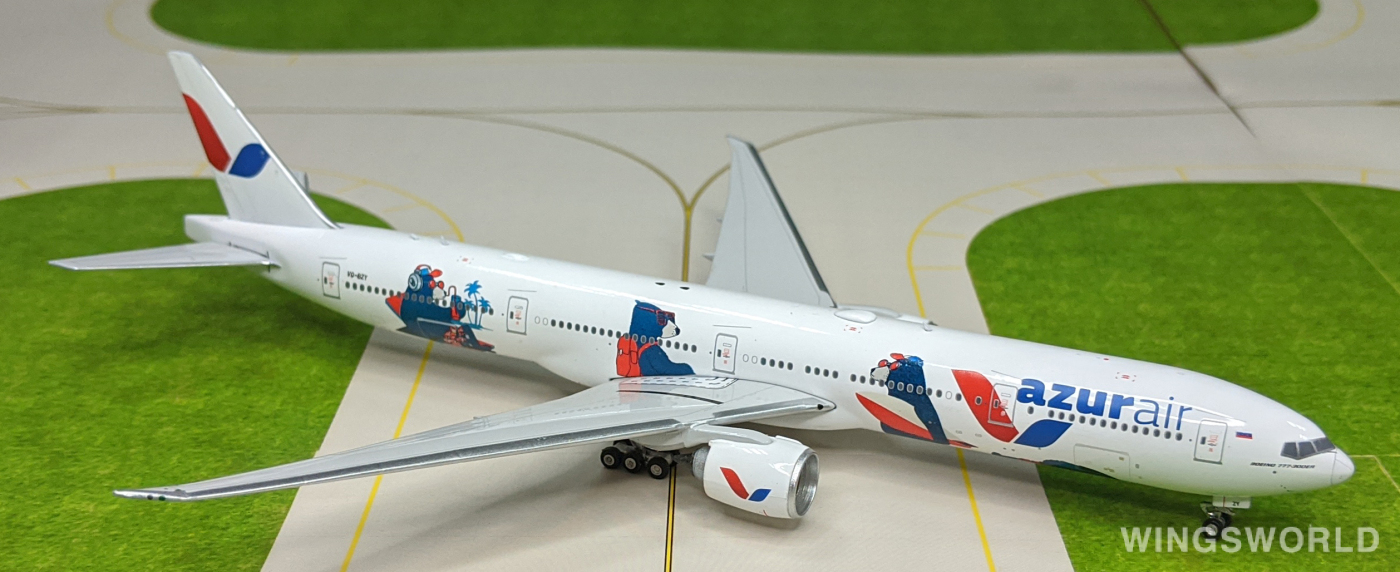 Phoenix 1:400 PH11495 Azur Air 蓝色航空 Boeing 777-300ER VQ-BZY
