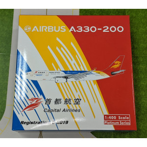 Capital Airlines 首都航空 Airbus A330-200 B-8019 “凯撒旅游”彩绘. PH11309 Phoenix 1:400