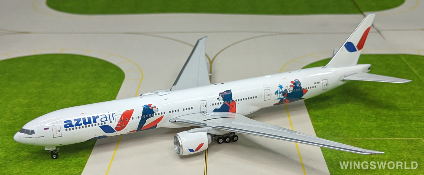 Phoenix 1:400 PH11495 Azur Air 蓝色航空 Boeing 777-300ER VQ-BZY