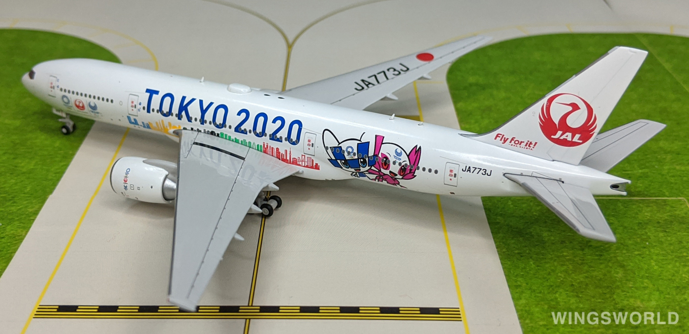 JC Wings 1:400 EW4772012 Japan Airlines 日本航空 Boeing 777-200ER JA773J