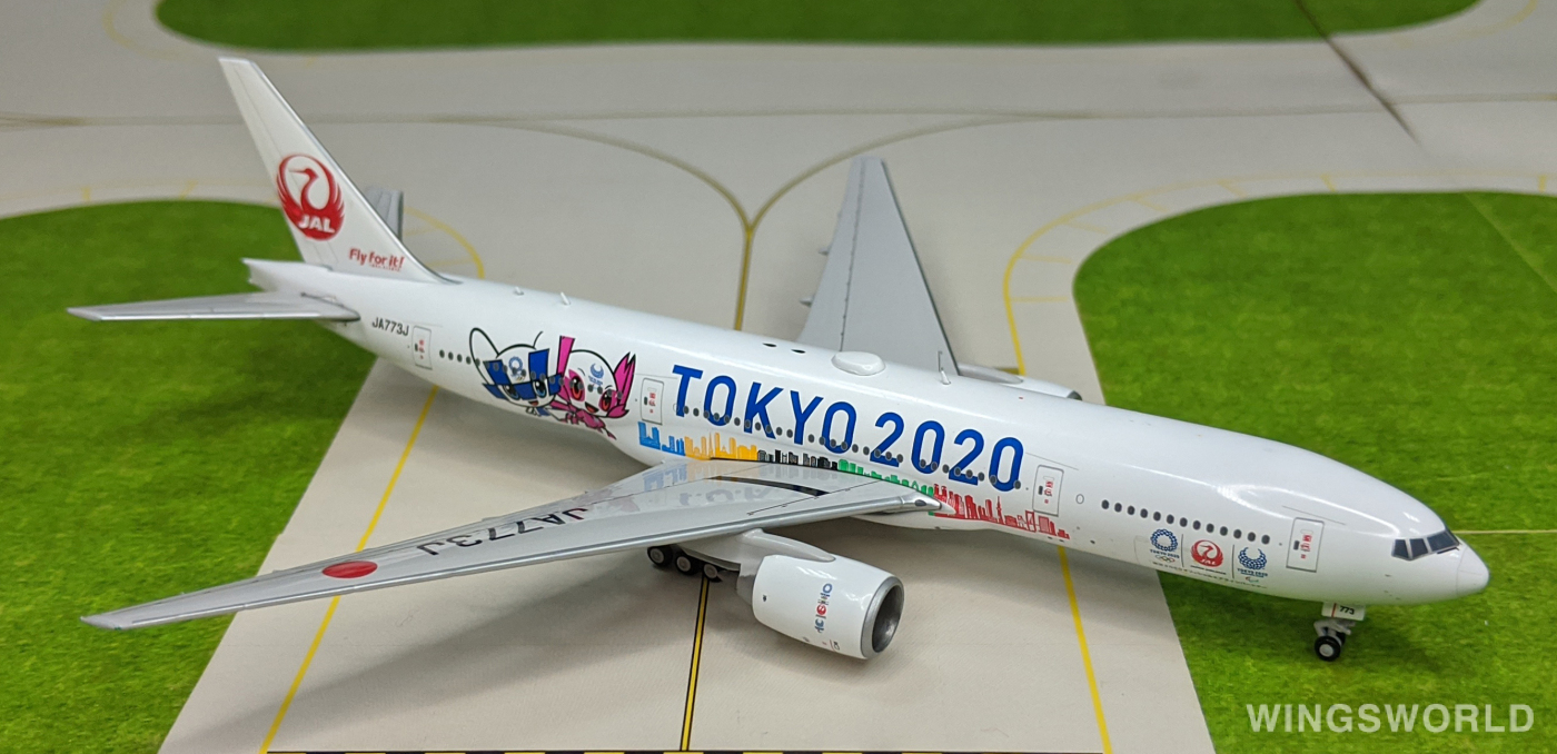 JC Wings 1:400 EW4772012 Japan Airlines 日本航空 Boeing 777-200ER JA773J