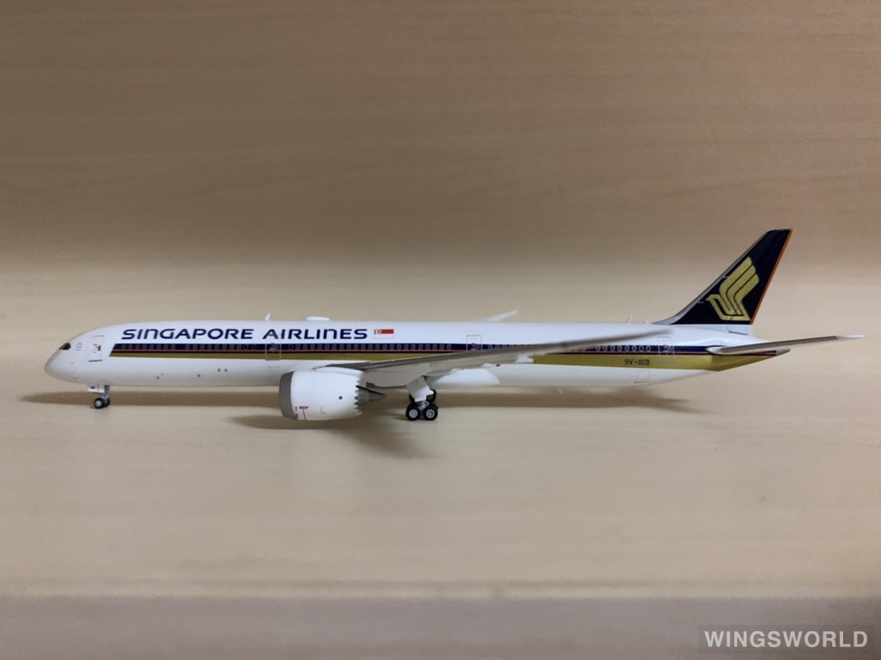 JC Wings 1:400 XX4096A Singapore Airlines 新加坡航空 Boeing 787-10 9V-SCB