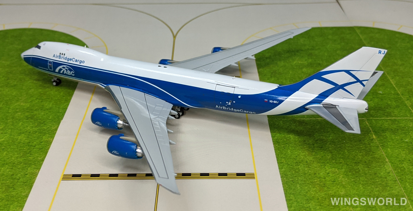 Geminijets 1:400 GJABW1554 AirBridgeCargo 空桥货运航空 Boeing 747-8F VQ-BRJ