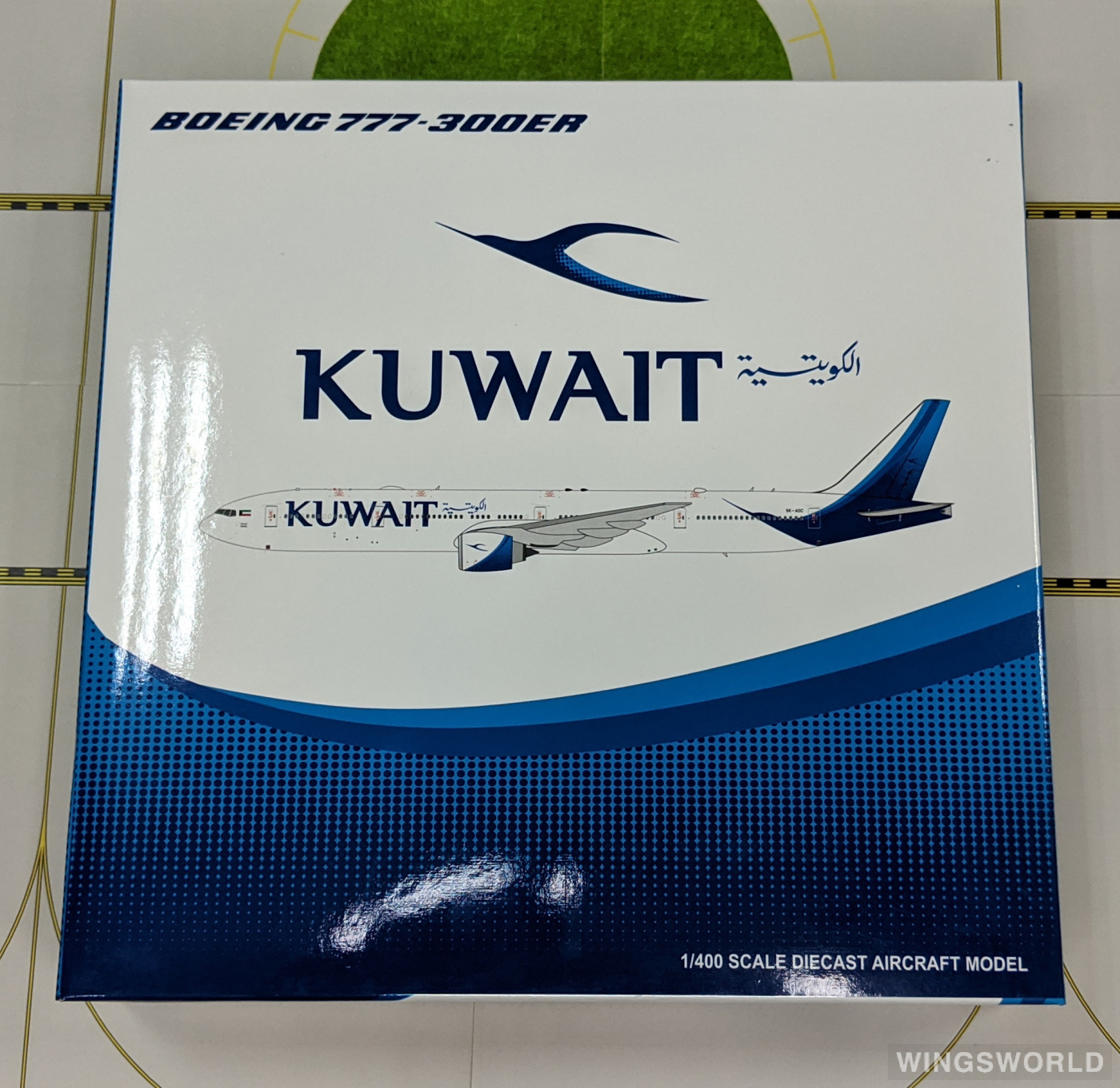 JC Wings 1:400 LH4034 Kuwait Airways 科威特航空 Boeing 777-300 9K-AOC