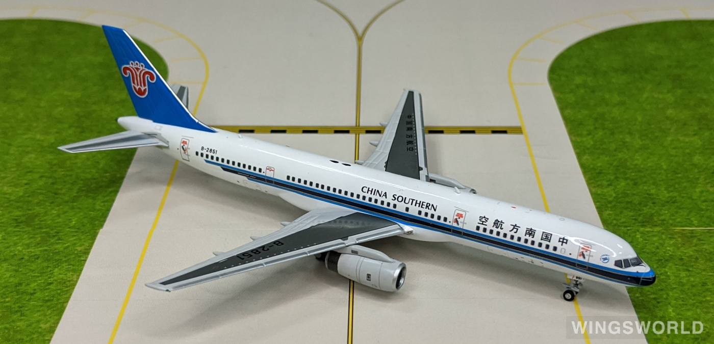 HYJLwings 1:400 HYJL57010 China Southern 中国南方航空 Boeing 757-200 B-2851