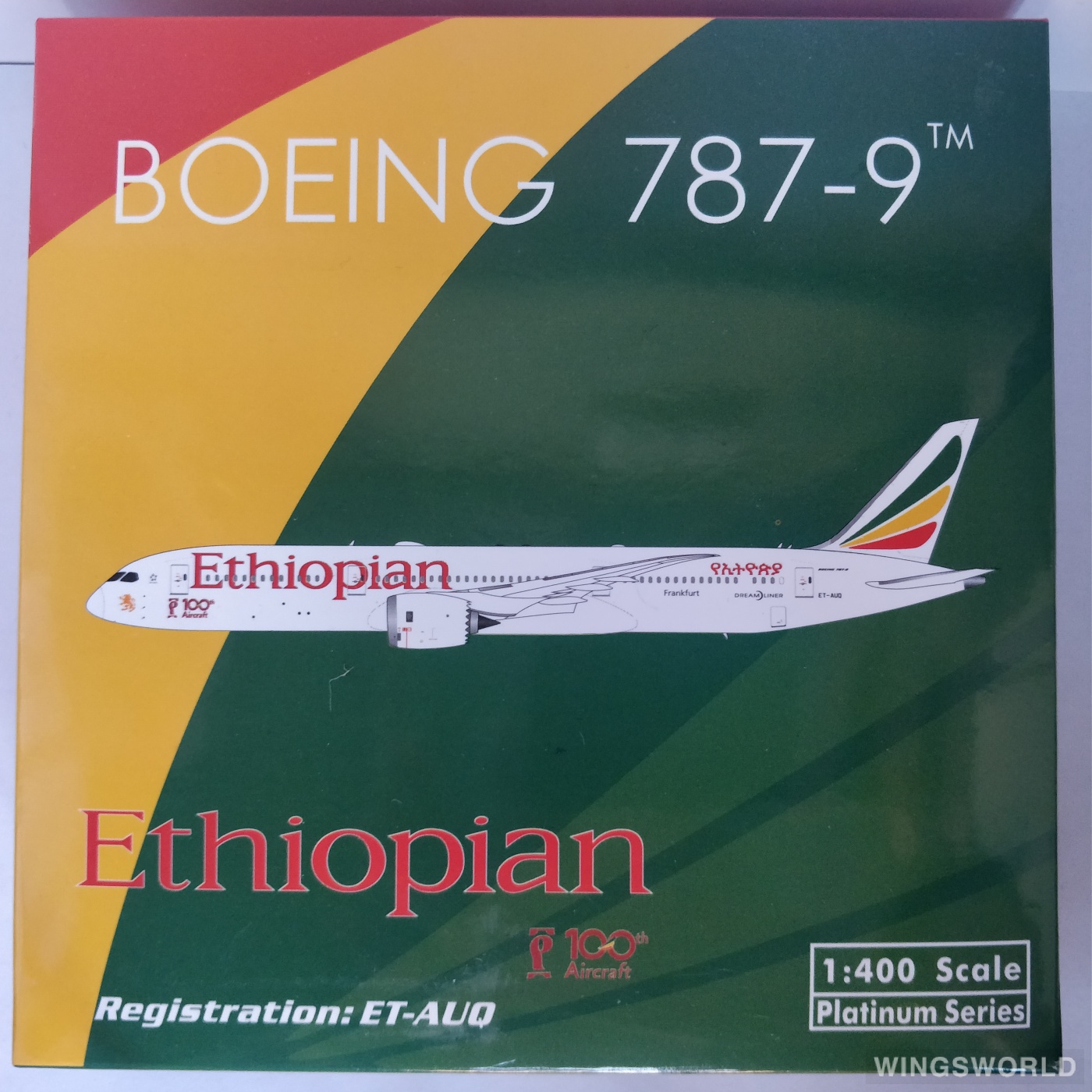 Phoenix 1:400 PH11490 Ethiopian Airlines 埃塞俄比亚航空 Boeing 787-9 ET-AUQ