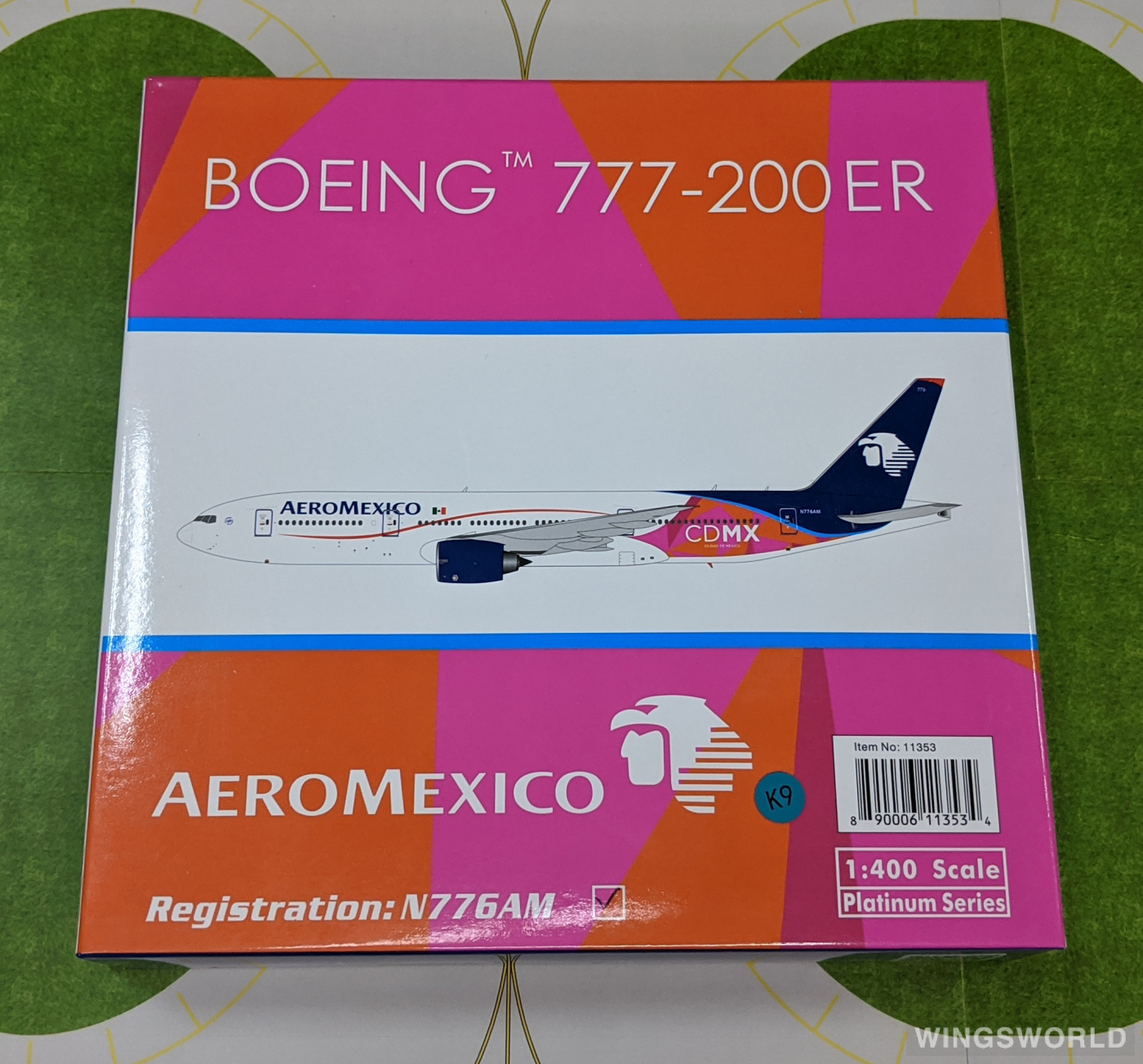 Phoenix 1:400 PH11353 Aeroméxico 墨西哥国际航空 Boeing 777-200ER N776AM