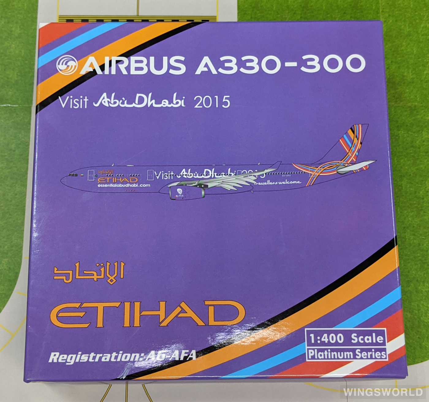 Phoenix 1:400 PH11125 Etihad Airways 阿提哈德航空 Airbus A330-300 A6-AFA