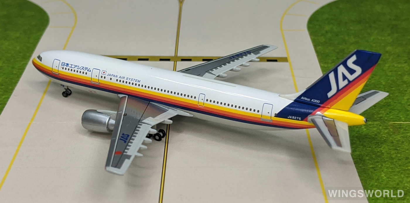 JAS OFFICIAL 1/400 JAS Airbus A300 JAS 1:400 JAL AIRBUS A-300