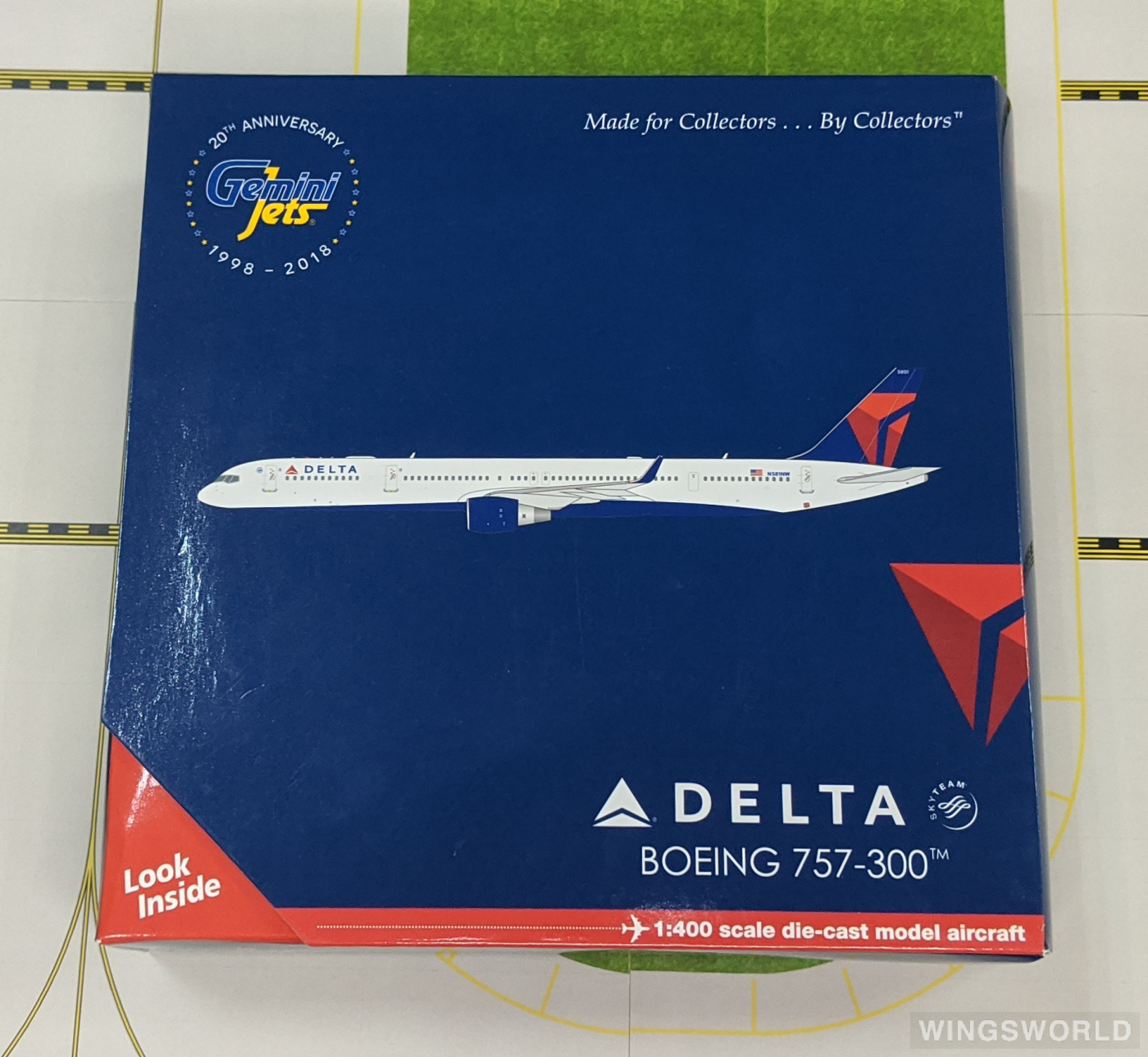 Geminijets 1:400 GJDAL1739 Delta Air Lines 达美航空 Boeing 757-300 N581NW