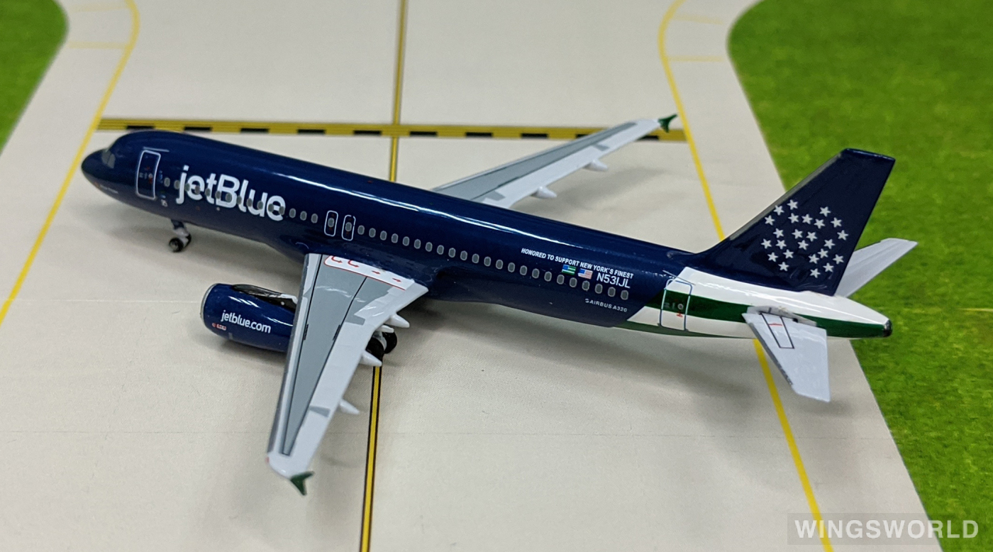 AeroClassics 1:400 AC4N531JL JetBlue 捷蓝航空 Airbus A320 N531JL