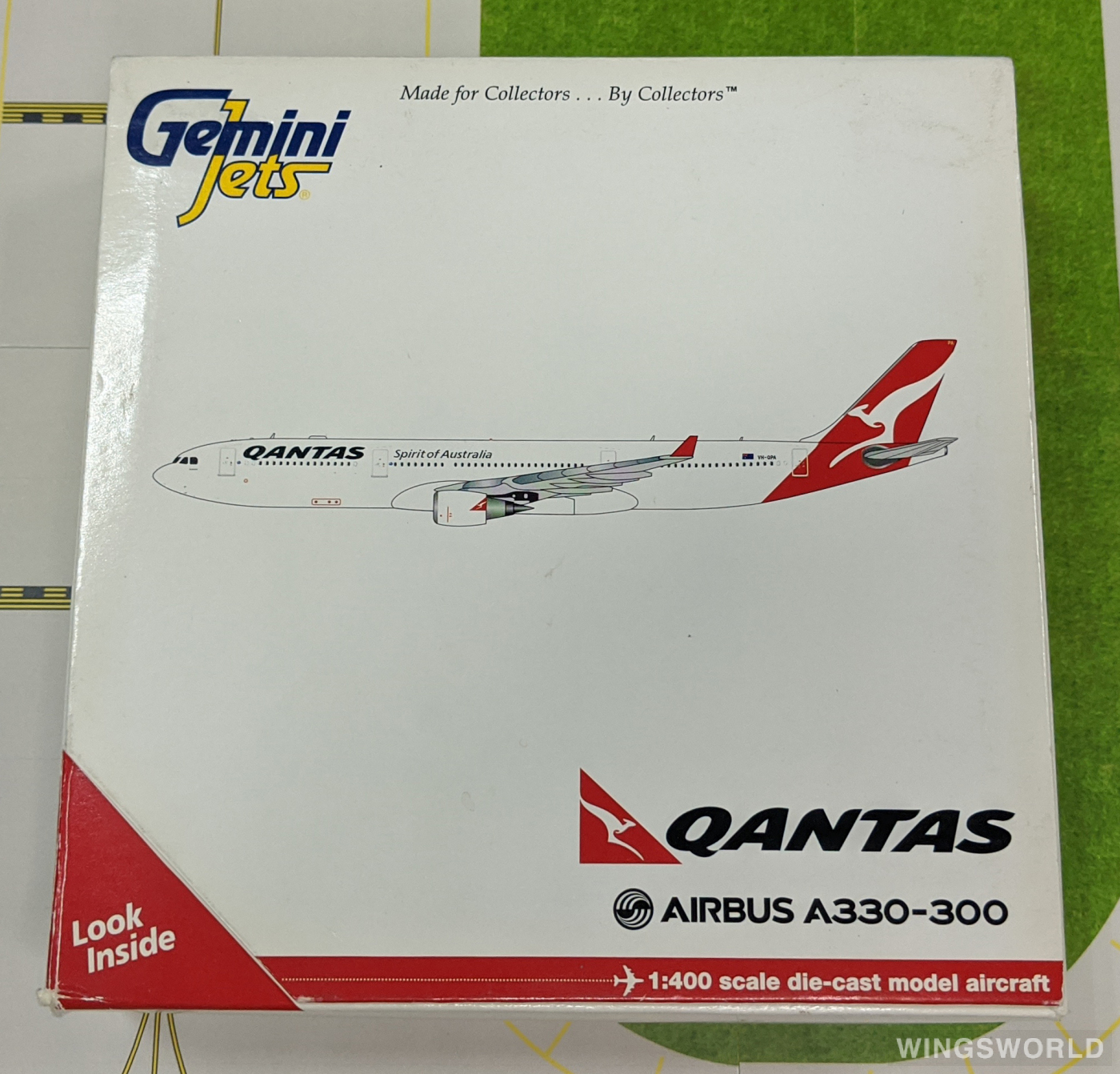Geminijets 1:400 GJQFA1199 Qantas 澳洲航空 Airbus A330-300 VH-QPA