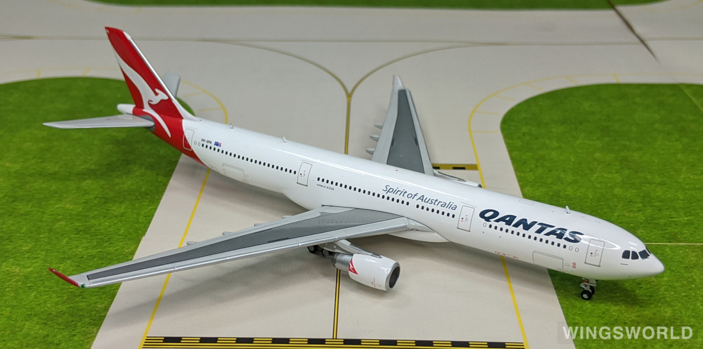 Geminijets 1:400 GJQFA1199 Qantas 澳洲航空 Airbus A330-300 VH-QPA