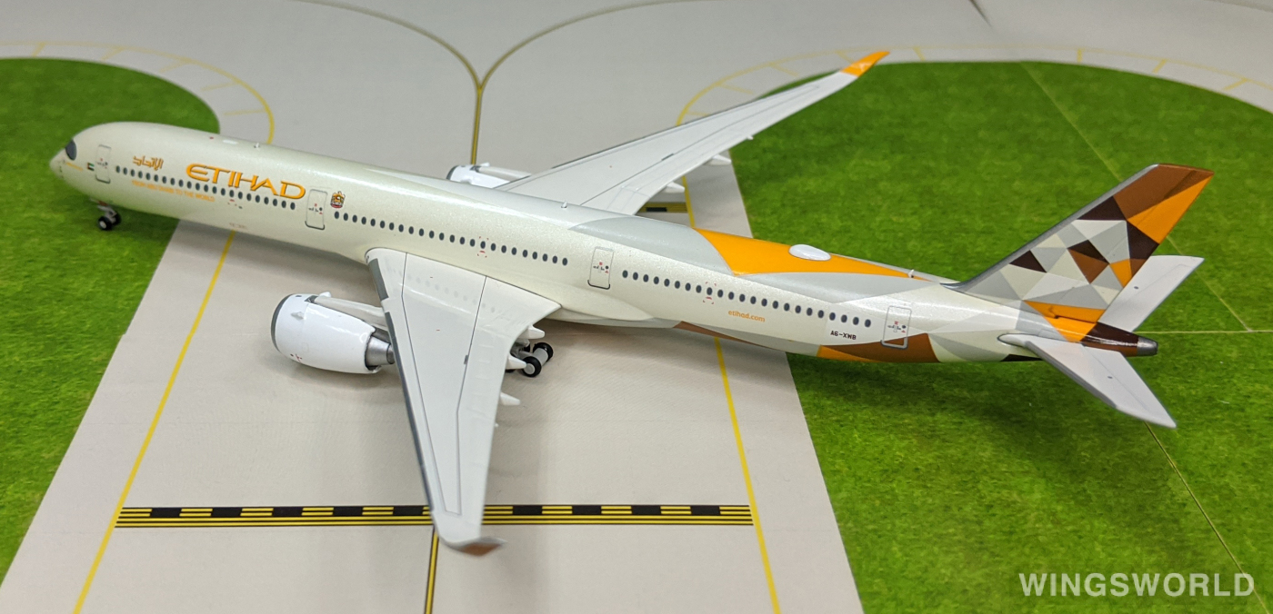 JC Wings 1:400 XX4175 Etihad Airways 阿提哈德航空 Airbus A350-1000 A6-XWB