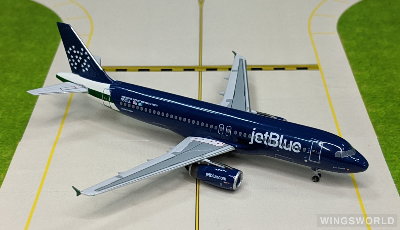 AeroClassics 1:400 AC4N531JL JetBlue 捷蓝航空 Airbus A320 N531JL