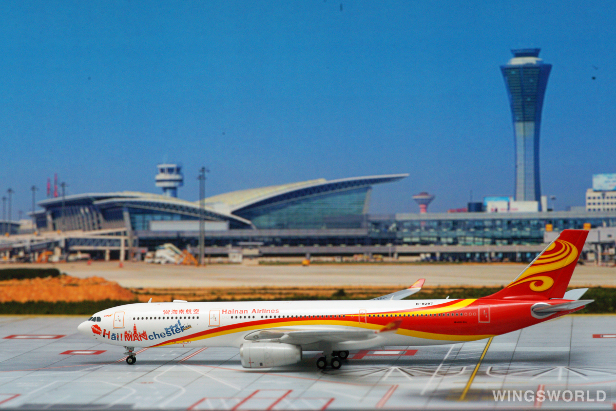 JC Wings 1:400 XX4712 Hainan Airlines 海南航空 Airbus A330-300 B-8287