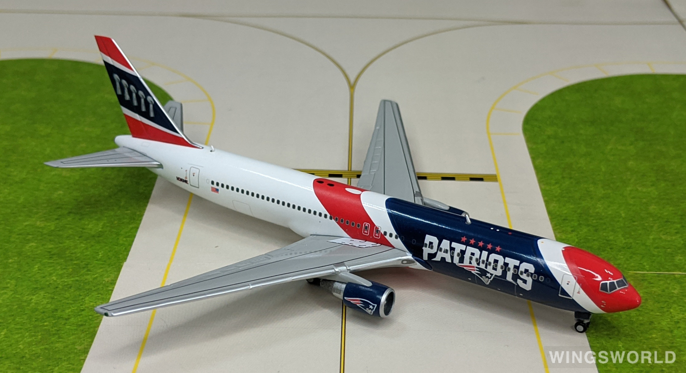 Geminijets 1:400 PAT767300 New England Patriots Boeing 767-300 N36NE