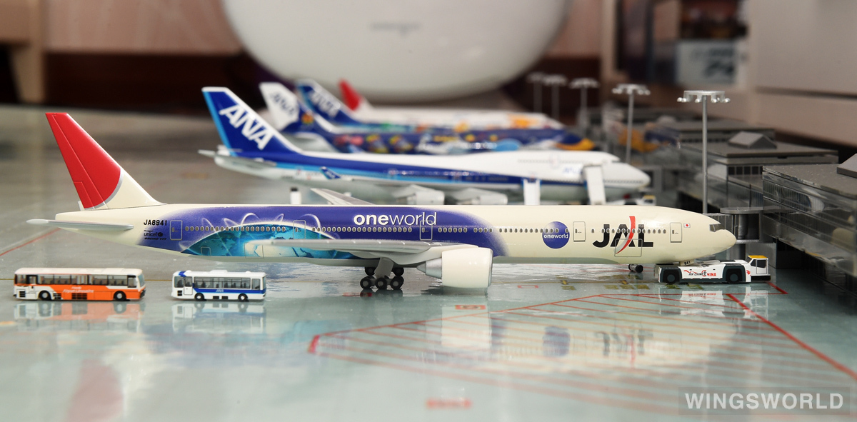 Herpa 1:400 Boeing 777-300 Japan Airlines 日本航空561969 JA8941 的 ...