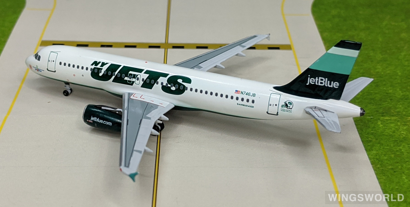 AeroClassics 1:400 AC4N746JB JetBlue 捷蓝航空 Airbus A320 N746JB