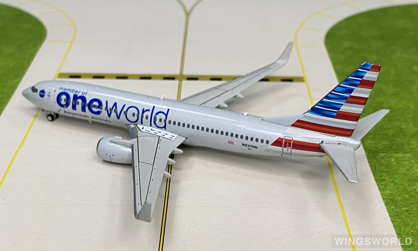 Geminijets 1:400 GJAAL1734 American Airlines 美国航空 Boeing 737-800 N837NN