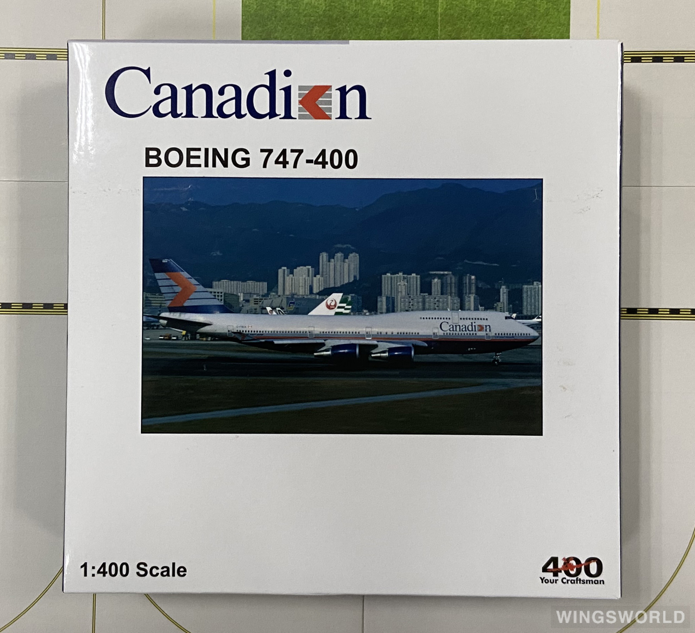 Big Bird 1:400 BB4-2017-003 Air Canada 加拿大航空 Boeing 747-400 C-FBCA