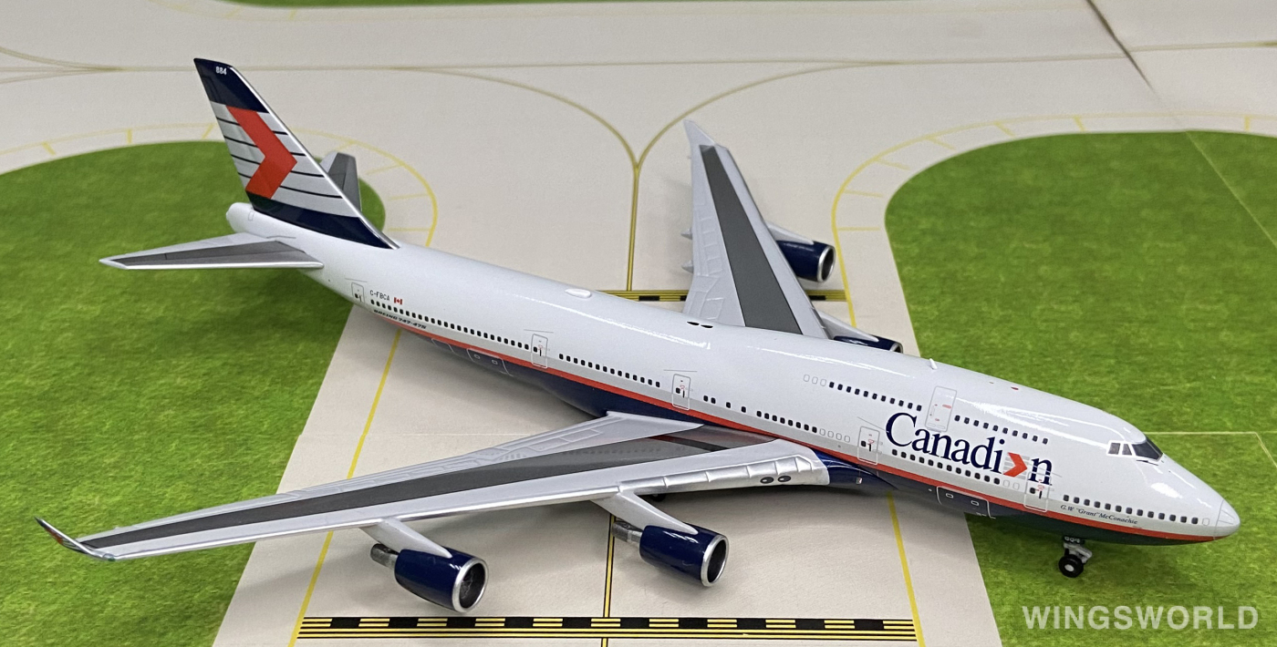 Big Bird 1:400 BB4-2017-003 Air Canada 加拿大航空 Boeing 747-400 C-FBCA