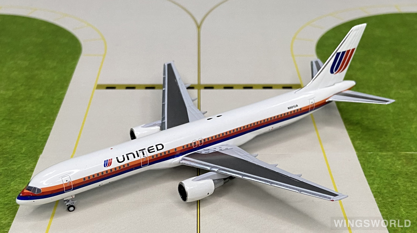 AeroClassics 1:400 AC419579 United Airlines 美国联合航空 Boeing 757-200 N501UA