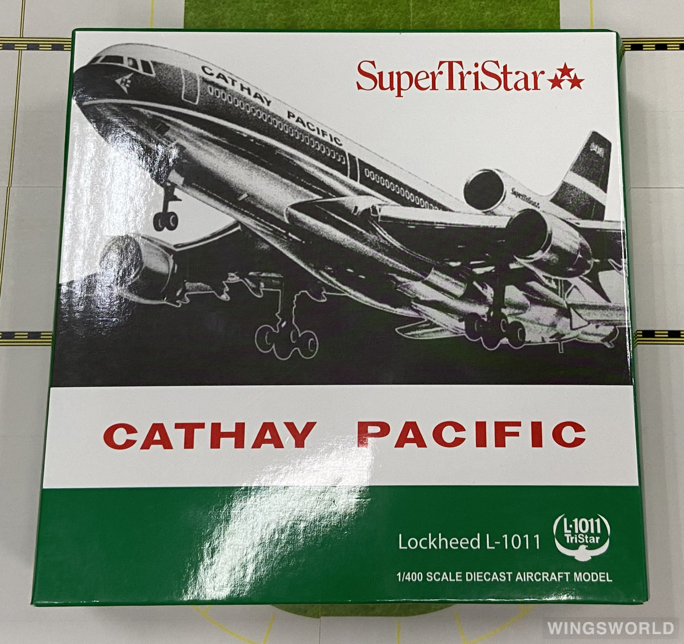 JC Wings 1:400 XX4113 Cathay Pacific 国泰航空 Lockheed L-1011 TriStar VR-HOA