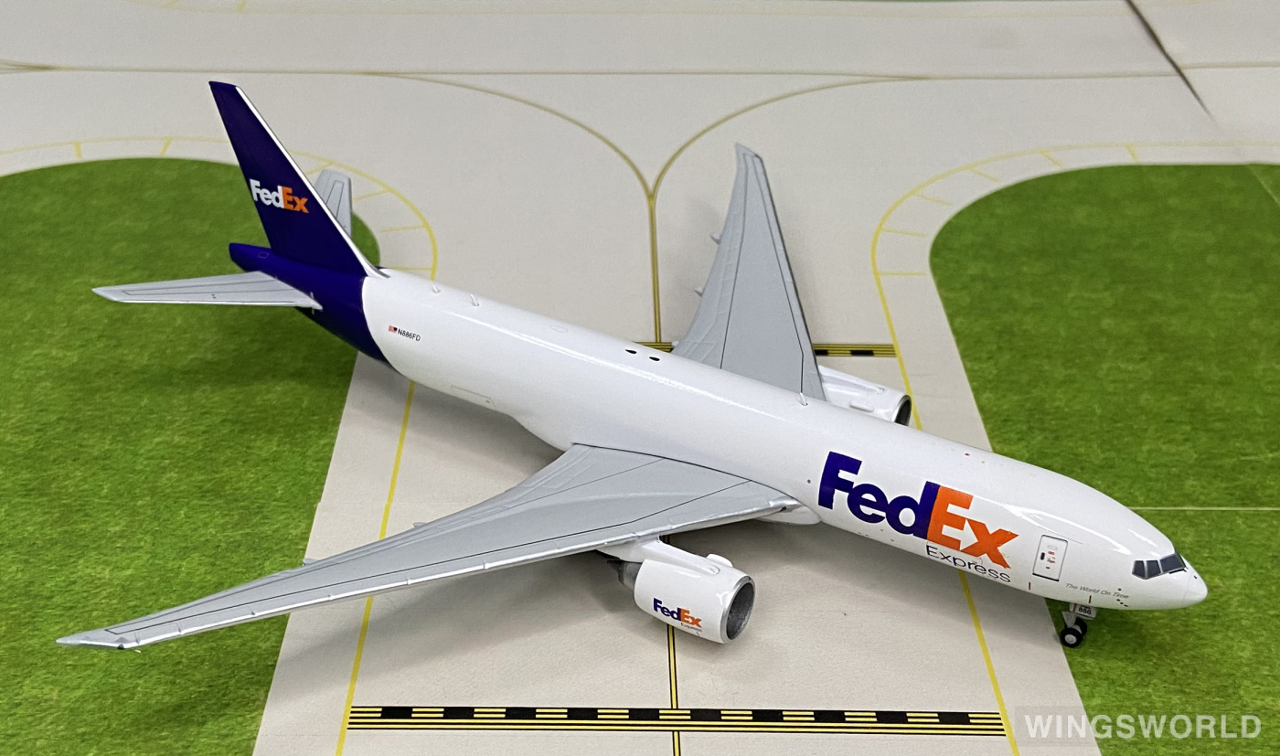 Geminijets 1:400 GJFDX1768 FedEx 联邦快递 Boeing 777F N886FD