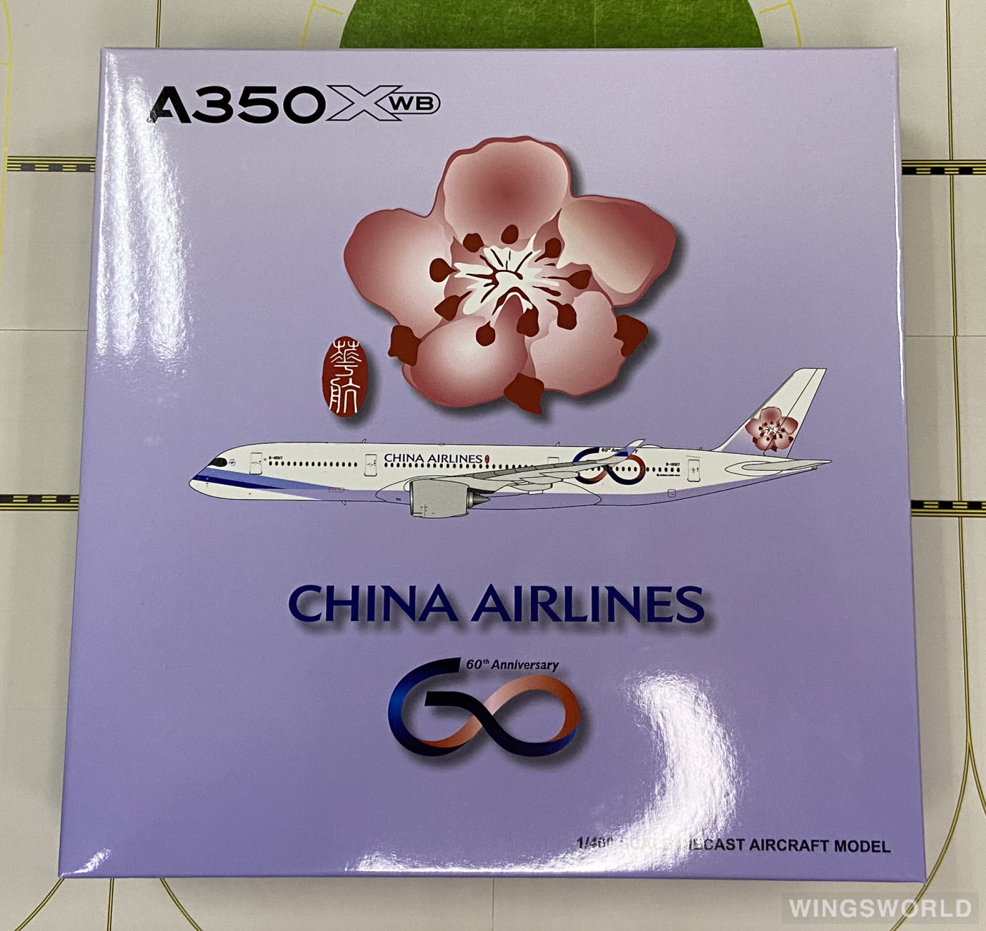 JC Wings 1:400 XX4168 China Airlines 中华航空 Airbus A350-900 B-18917