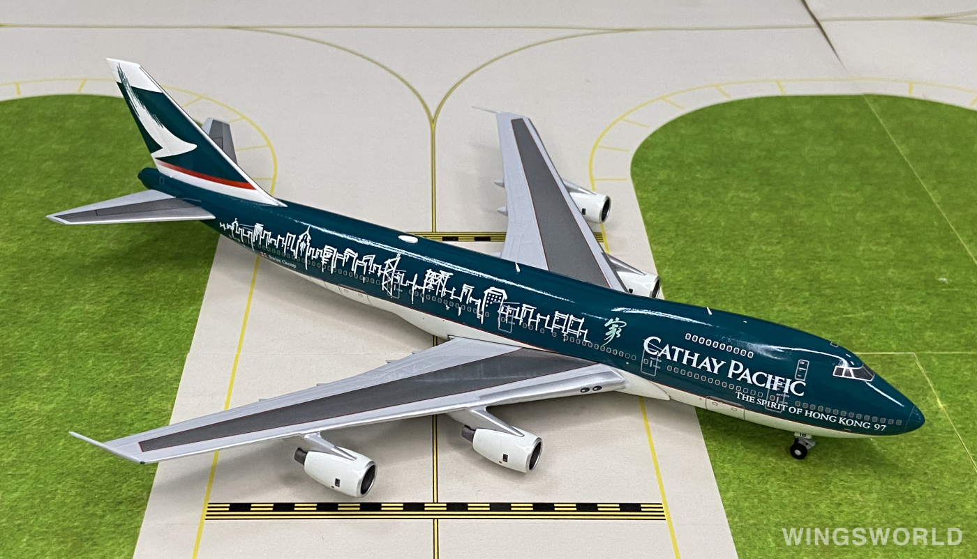 JC Wings 1:400 BB4-2017-002 Cathay Pacific 国泰航空 Boeing 747-200 B-HIB