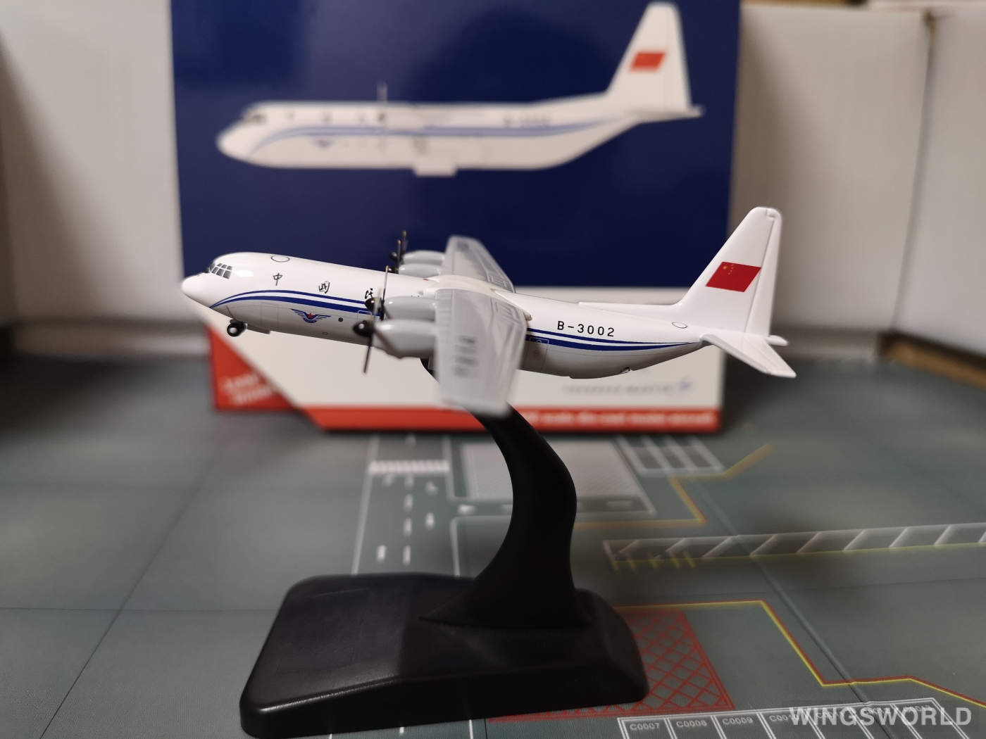 Geminijets 1:400 GJCCA1418 CAAC 中国民航 Lockheed L-100 Hercules B-3002