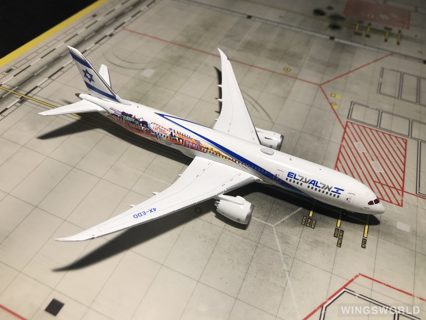Geminijets 1:400 GJELY1882 El Al 以色列航空 Boeing 787-9 4X-EDD