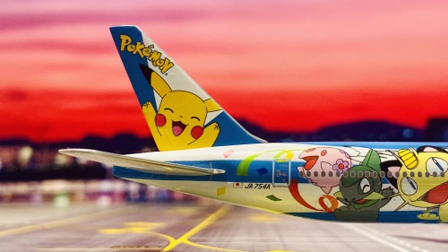 phoenix 1:400 boeing 777-300 ana 全日空 ph10535 ja754a 皮卡丘