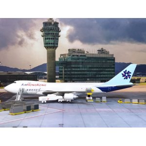 Air Hong Kong 香港华民航空 Boeing 747-100 VR-KMF 华民航空蓝白涂装 BB4-2003-26 Big Bird 1:400