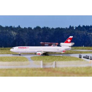 Swiss 瑞士国际航空 McDonnell Douglas MD-11 HB-IWC  55435 Dragon Models 1:400